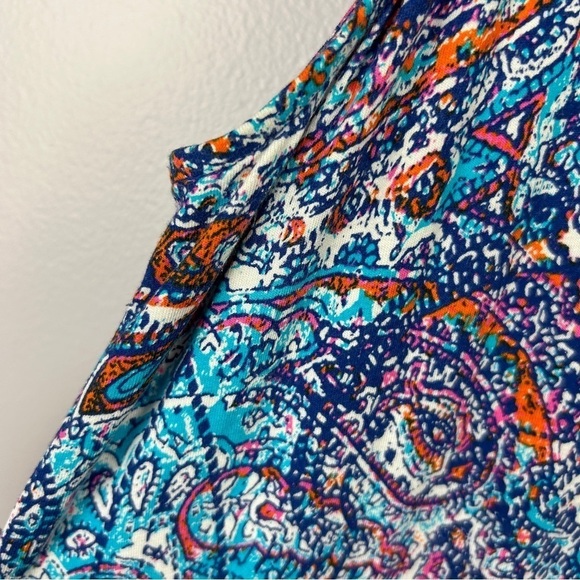 Cynthia Rowley Artsy Multicolour Sleeveless Maxi Dress 3X - Picture 7 of 15